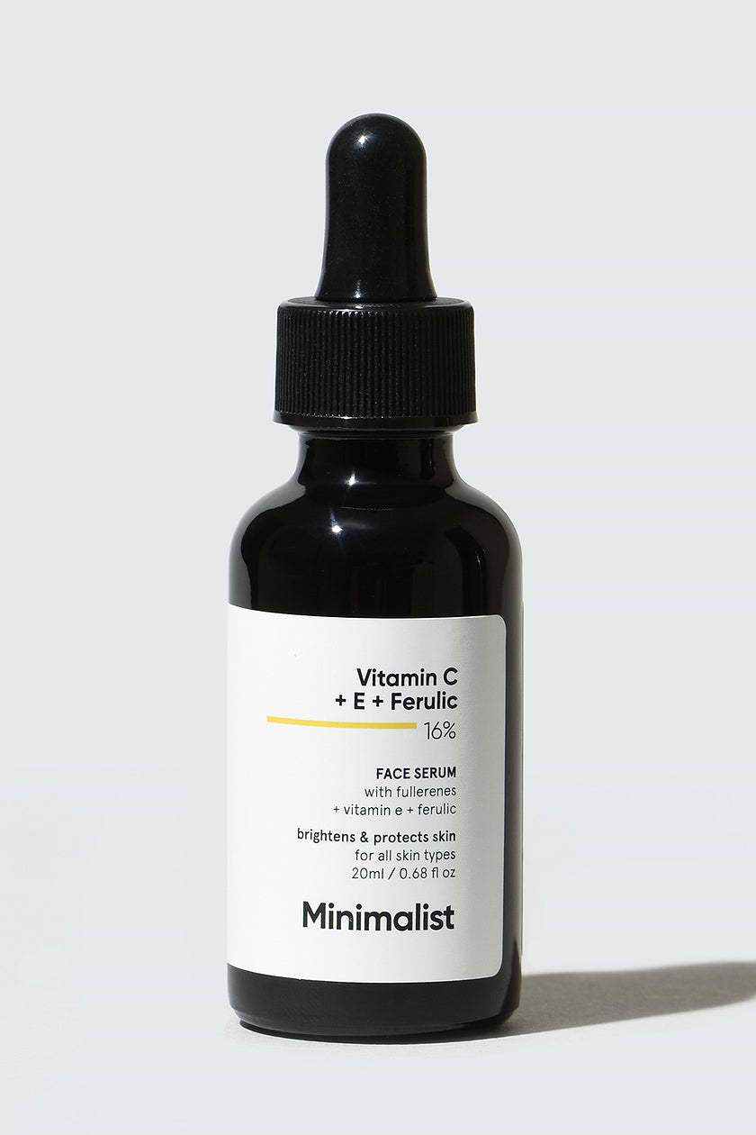 Minimalist 16% Vitamin C Face Serum Advanced: Vit E & Ferulic