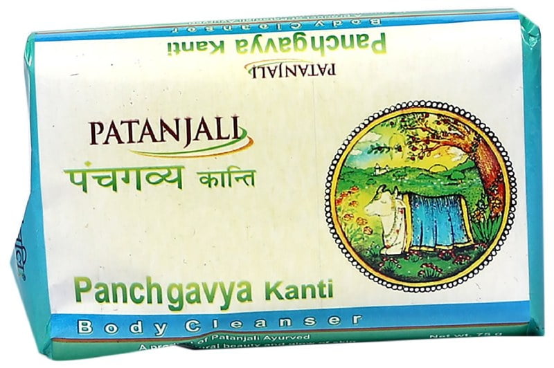 Patanjali Panchgavya Kanti Body Cleanser Soap Bar - 140 Gm (4.93 Oz)