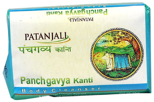 Patanjali Panchgavya Kanti Body Cleanser Soap Bar - 140 Gm (4.93 Oz)