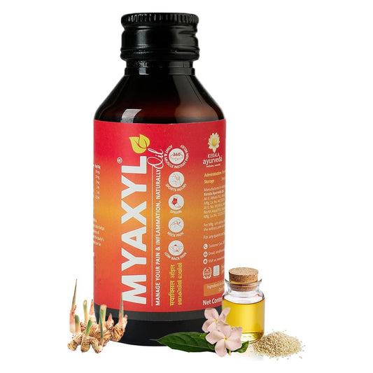 Kerala Ayurveda Myaxyl oil 60ml| With Nandivriksha, Devadaru, Rasna | With Lemongrass Oil,