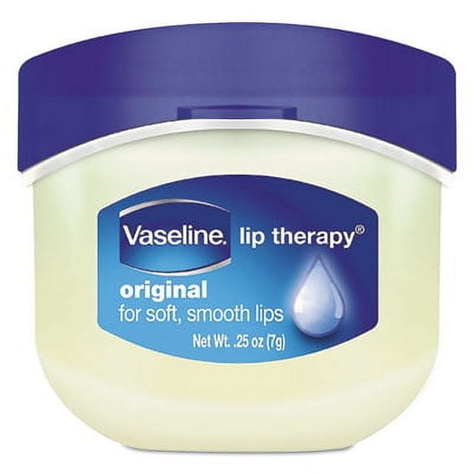 2PK Vaseline Lip Therapy, Original, 0.25 oz, Plastic Flip-Top Container (20677EA)