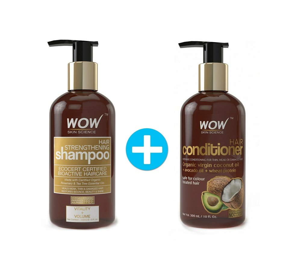 Hair Strengthening Shampoo + WOW Hair Conditioner Set 10fl.oz each
