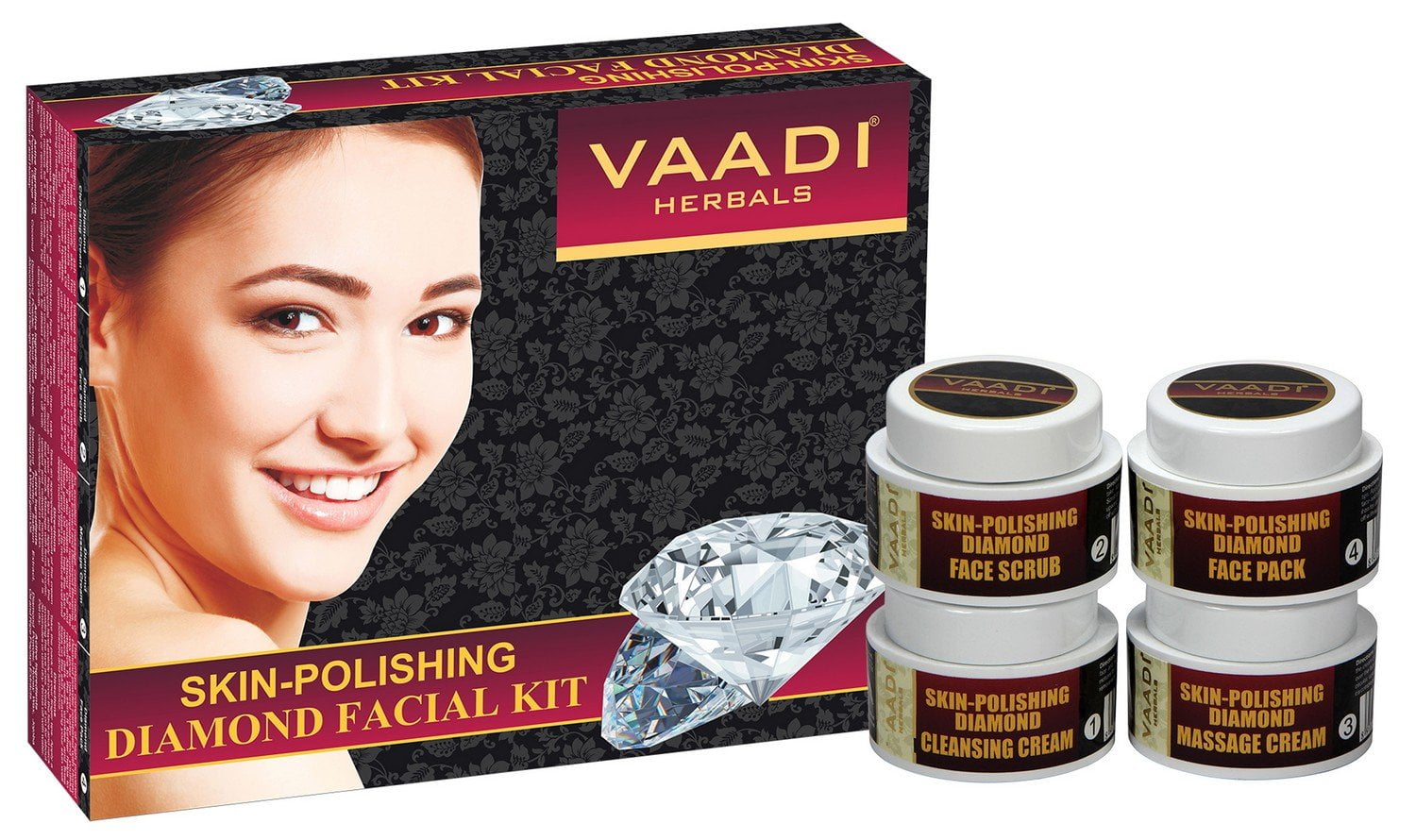 Vaadi Herbals Skin Polishing Diamond Facial Kit 70g