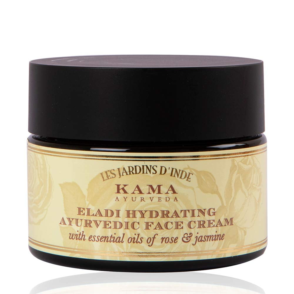 Kama Ayurveda Eladi Hydrating Ayurvedic Face Cream with Pure Essential Oils of Rose and Ja
