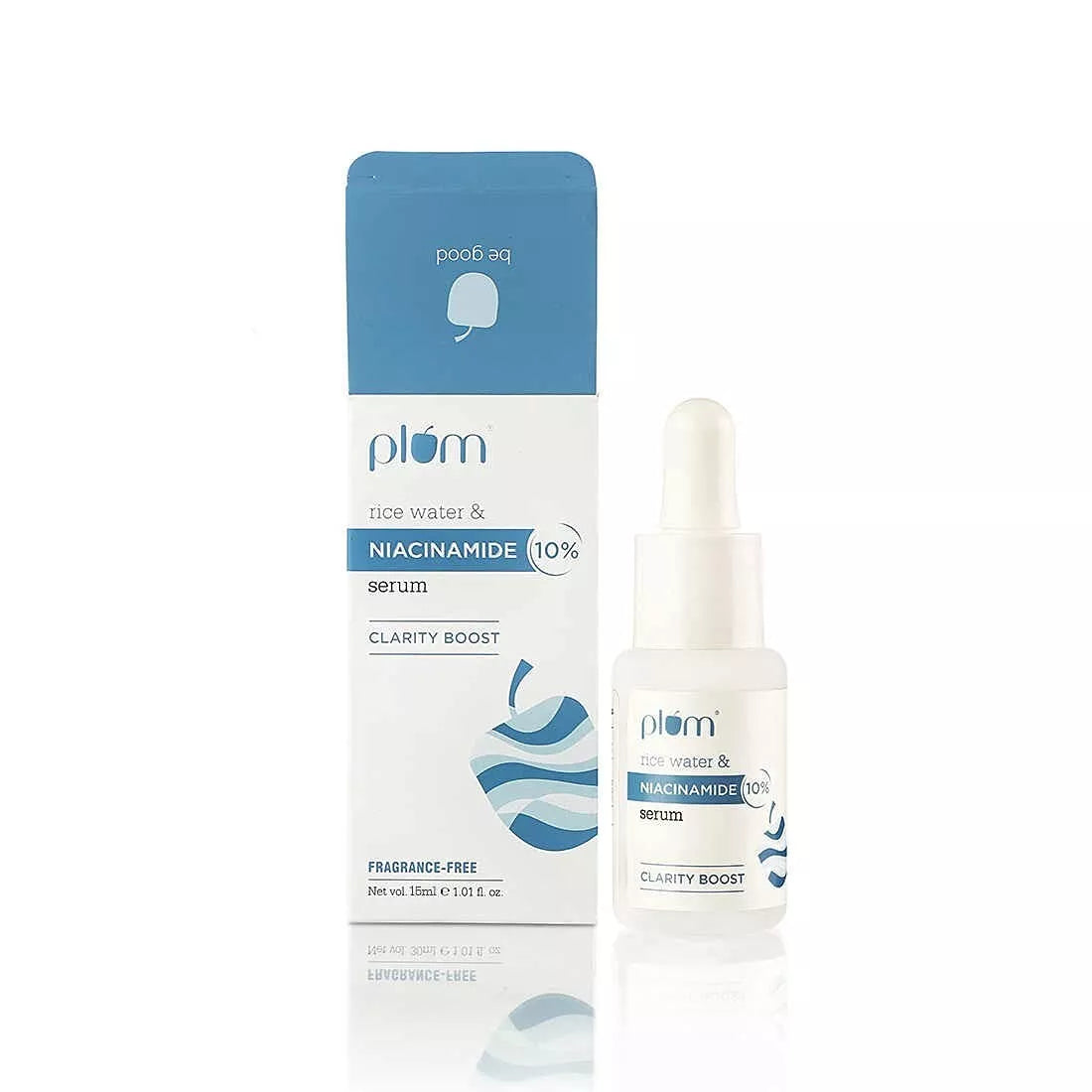 Plum 10% Niacinamide Serum with Rice Water | Serum for Face | Vitamin B3 15 ml