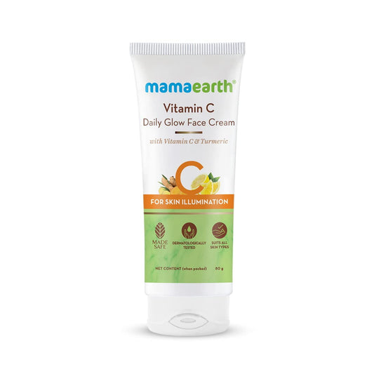 Mamaearth Vitamin C Daily Glow Face Cream With Vitamin C & Turmeric For Skin Illumination