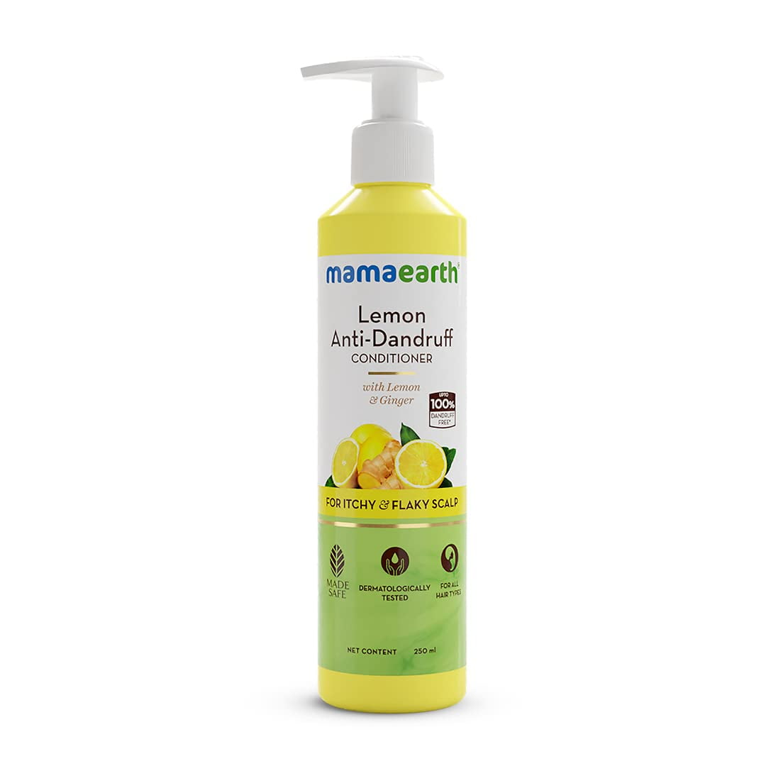 Mamaearth Lemon Anti-Dandruff Conditioner with Lemon & Ginger for Soft & Smooth Hair - 250