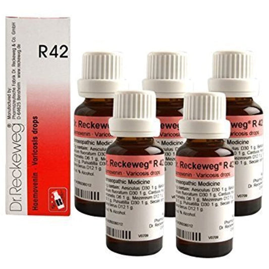 Dr.Reckeweg Germany R42 Varicose Veins (Pack Of 5)