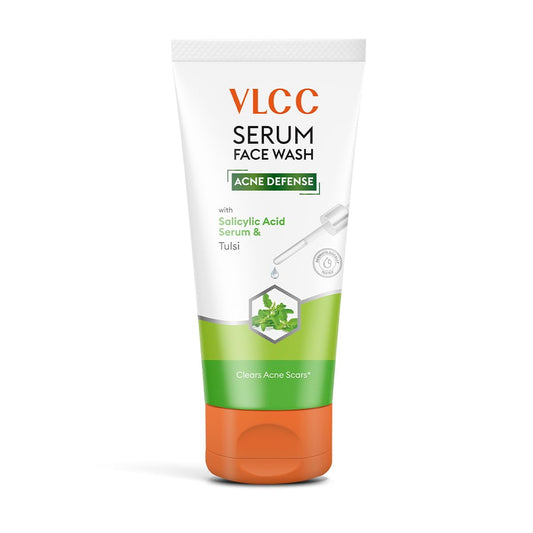 Vlcc Serum Facewash - 100Ml | With Salicylic Acid Serum To Unclog Pores & Tulsi To Clears