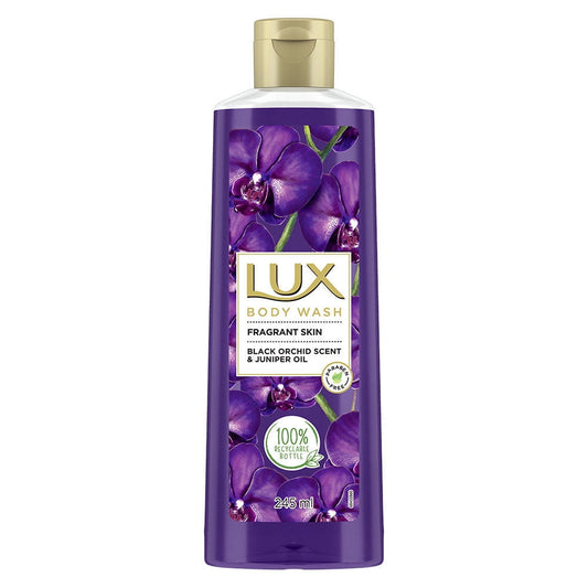 LUX Shower Gel, Black Orchid Fragrance & Juniper Oil Bodywash(245ml)