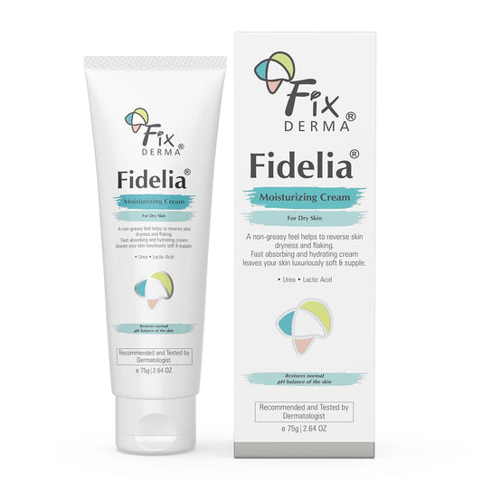Fixderma Fidelia Moisturizing Cream | Daily Moisturizer For Dry & Chapped Skin | Provides