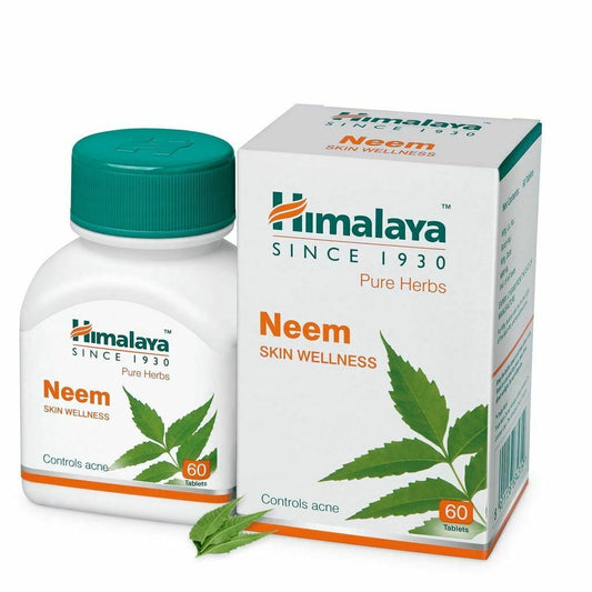 SKIN Himalaya Wellness Pure Herbs Neem Skin Wellness 60 Tablets FREE SHIPPING