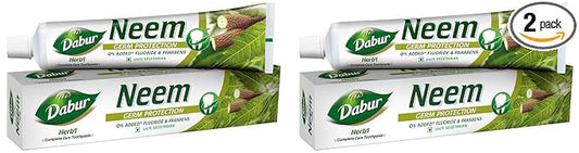 Dabur Herb'l Neem Germ Protection Toothpaste - 200g (Pack of 2)