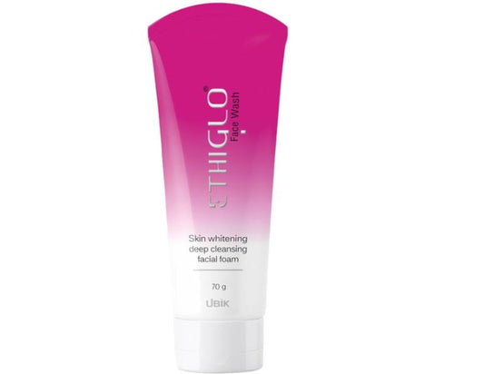 Ethiglo Paraben Free FaceWash | Skin Whitening & Deep Cleansing Facial Foam 70 gm FaceWash