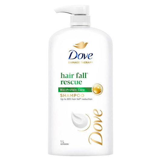 Dove Hair Fall Rescue Shampoo for Weak & Thinning Hair 1 Liter Strengthening Formula Reduc