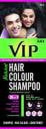 VIP NATURAL HAIR COLOUR SHAMPOO 180 ML , Black