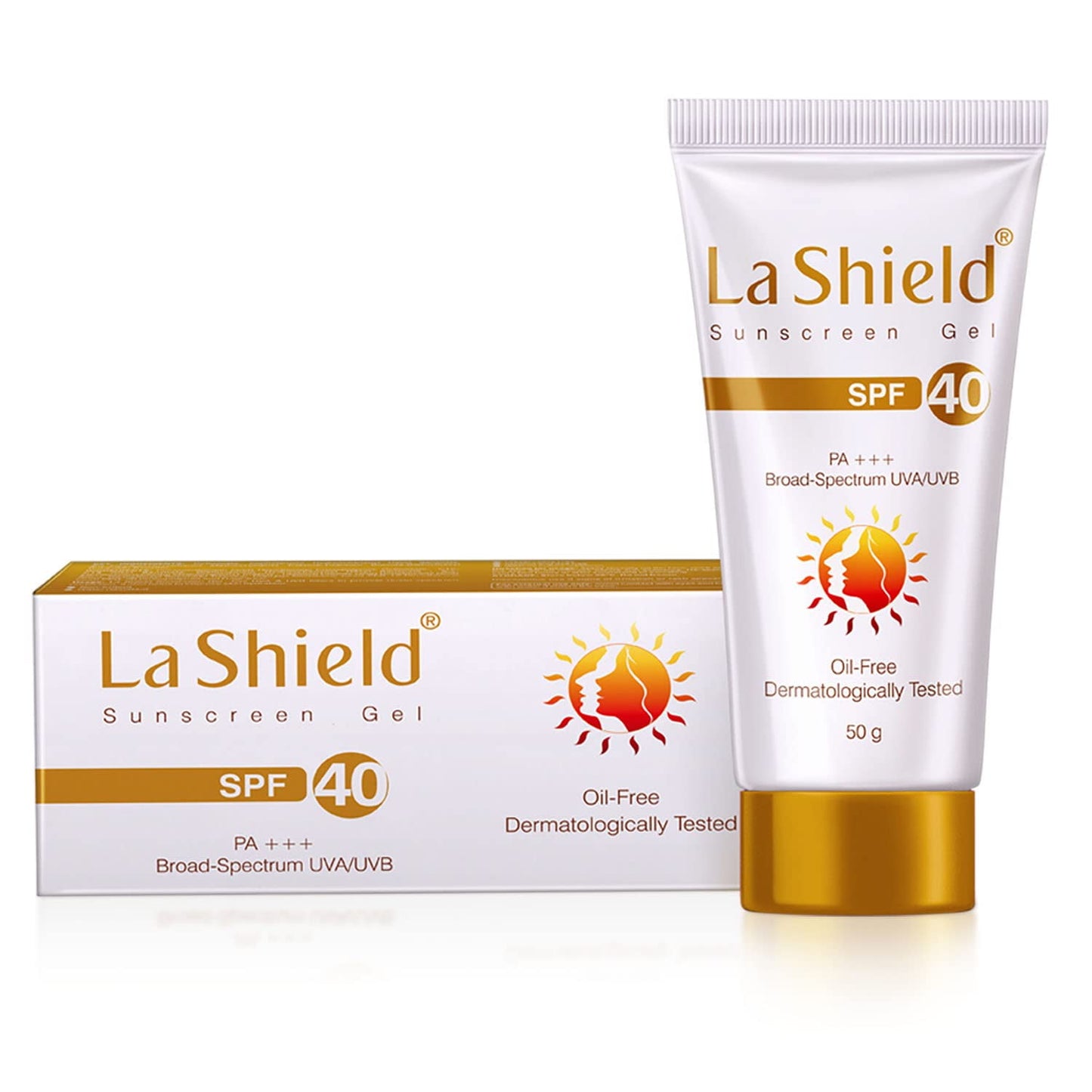 La Shield Spf 40 & Pa+++ Mineral Based Sunscreen Gel | Suitable For All Skin Types, 50 Gra
