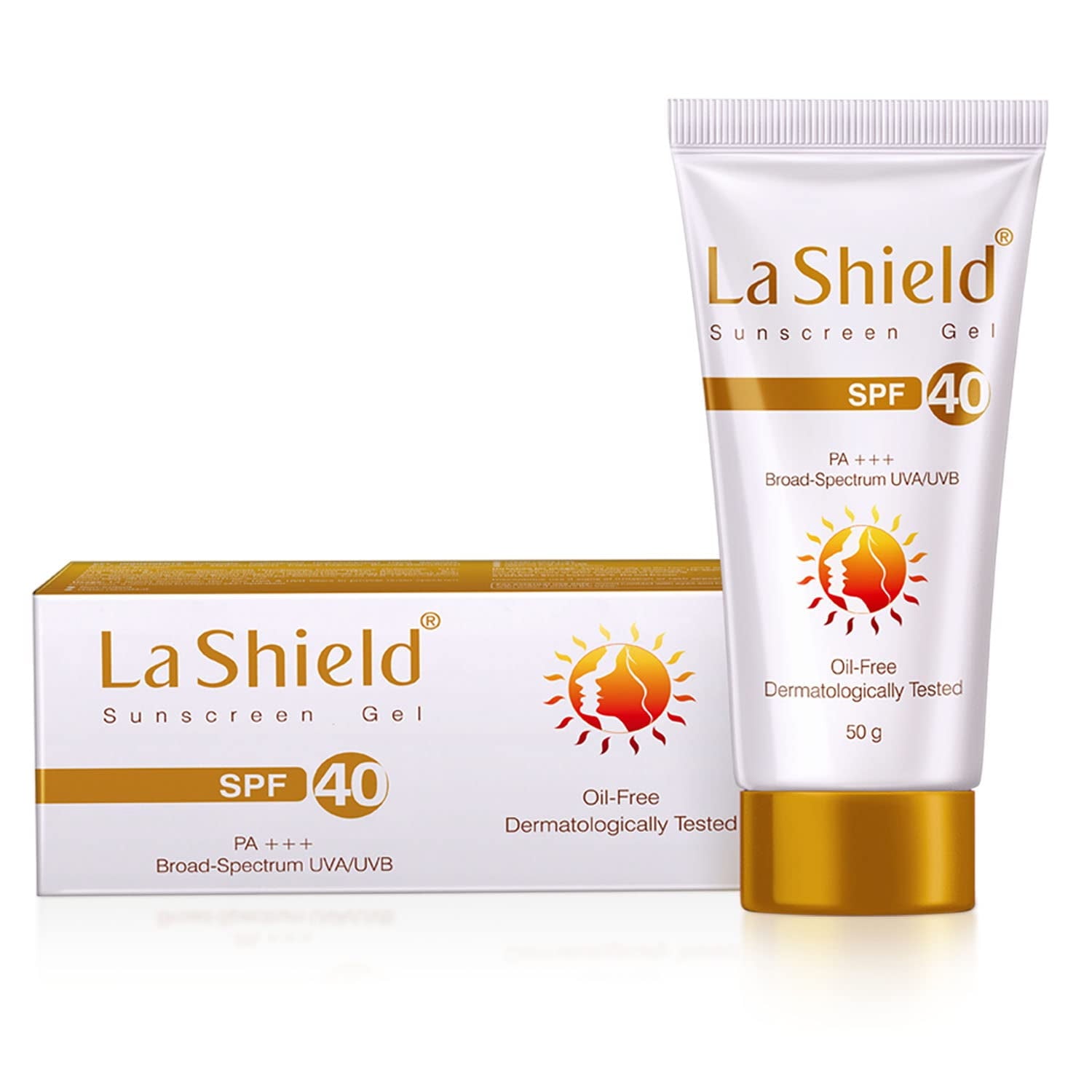 La Shield Spf 40 & Pa+++ Mineral Based Sunscreen Gel | Suitable For All Skin Types, 50 Gra
