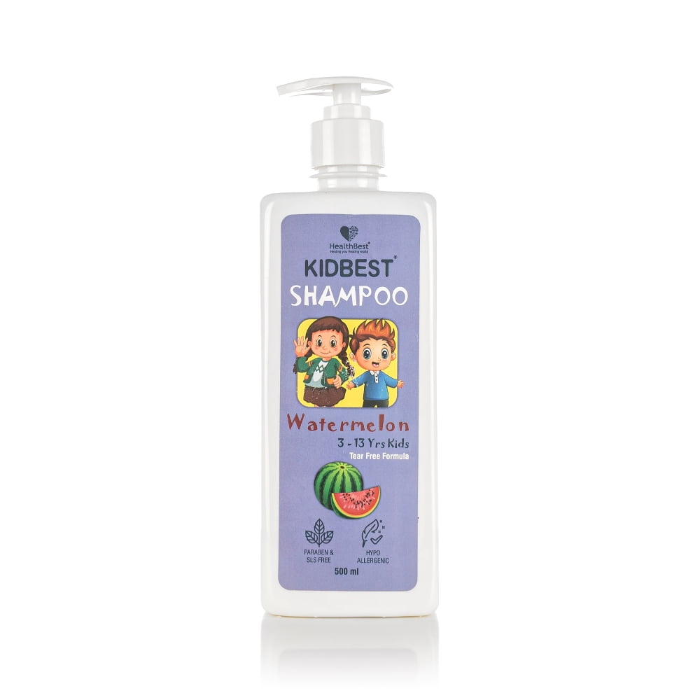 Healthbest Kidbest Hair Shampoo for 3-13 Years Kids | 500ml