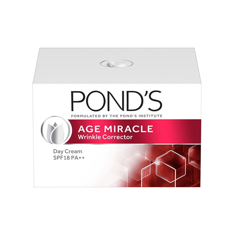 POND'S Age Miracle Day Cream SPF 18 PA++ Reduce Lines and Wrinkles - 50 G Wrinkle correcto