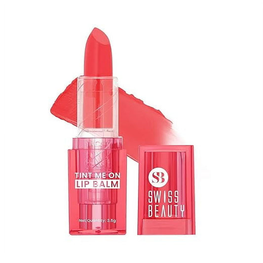 Swiss Beauty Tint Me On LipBalm | Moisturises lips | Tinted LipBalm | Shade - Cupcake Pink