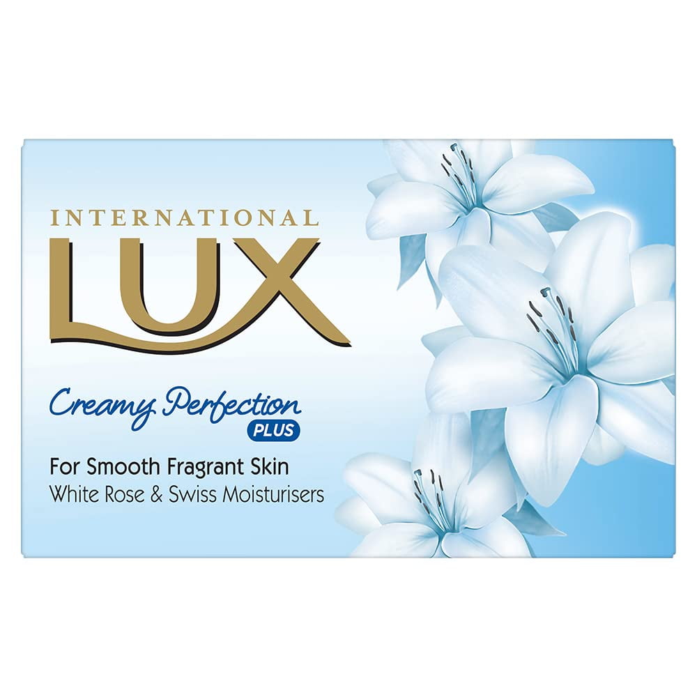 LUX International Creamy White Soap Bar, 125 g