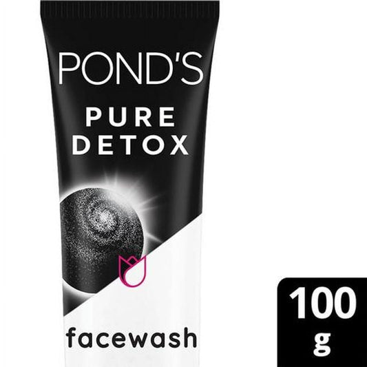 Ponds Pure Detox Anti-Pollution Purity FaceWash With Activated Charcoal, 100 g