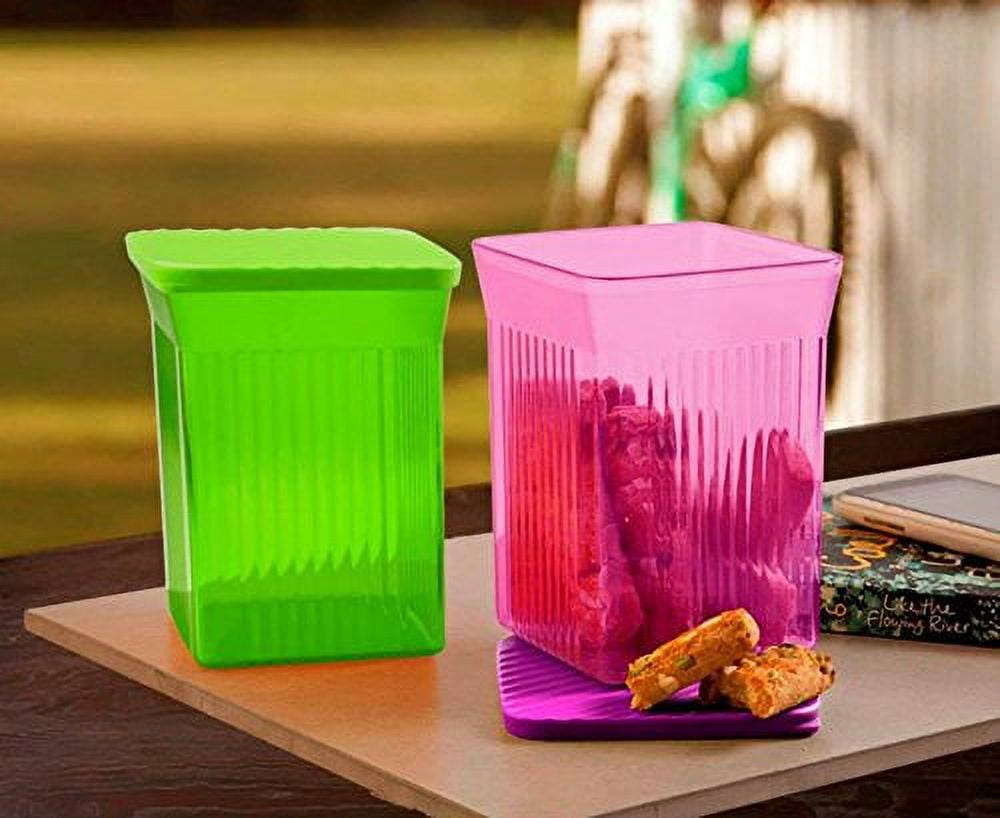 Tupperware Family Mate Square Set of 1-800ml Each (Color May Vary)
