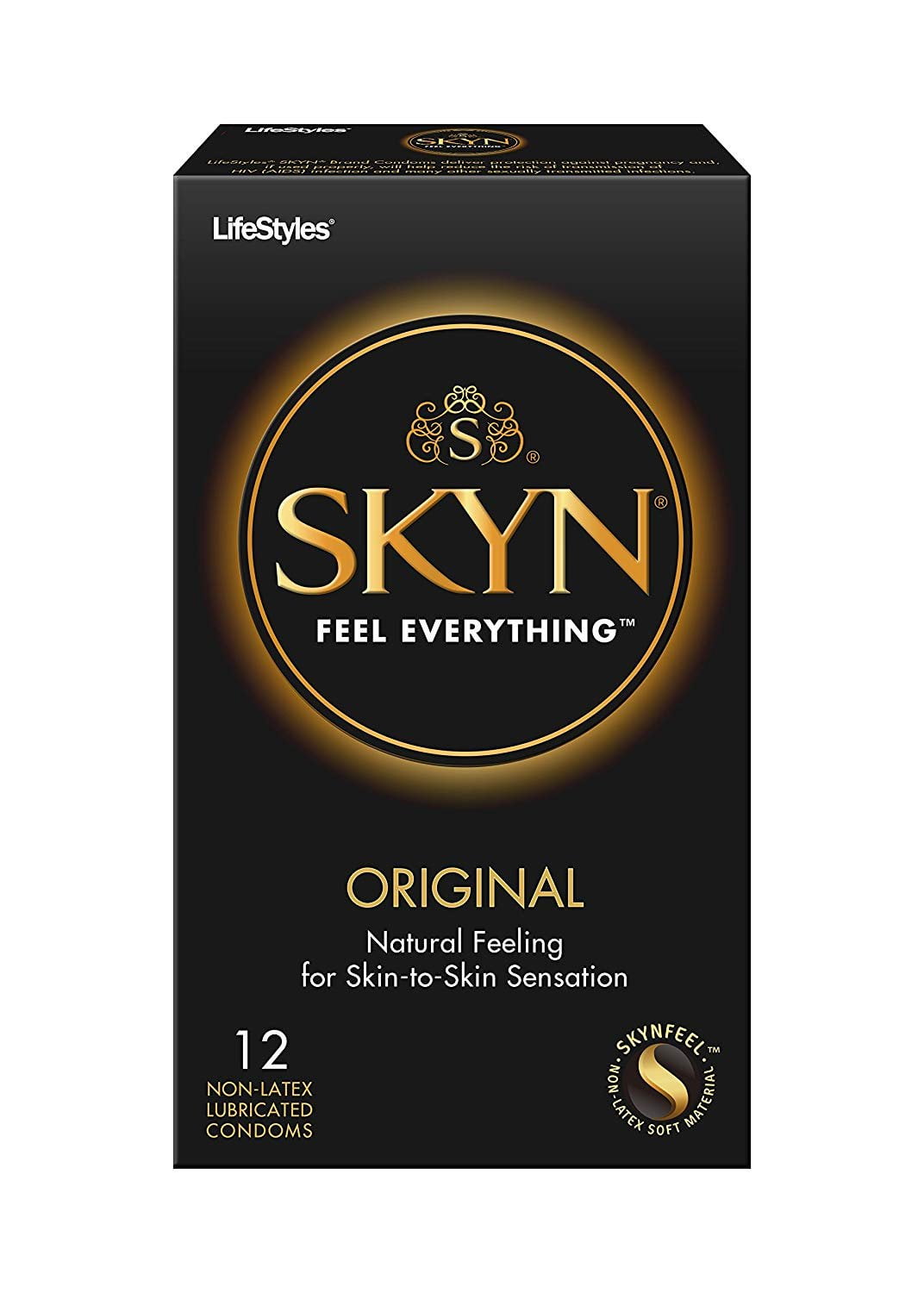 LifeStyles SKYN Condoms Lubricated Non-Latex 12 ea