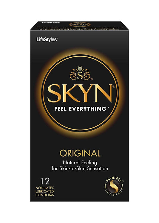 LifeStyles SKYN Condoms Lubricated Non-Latex 12 ea