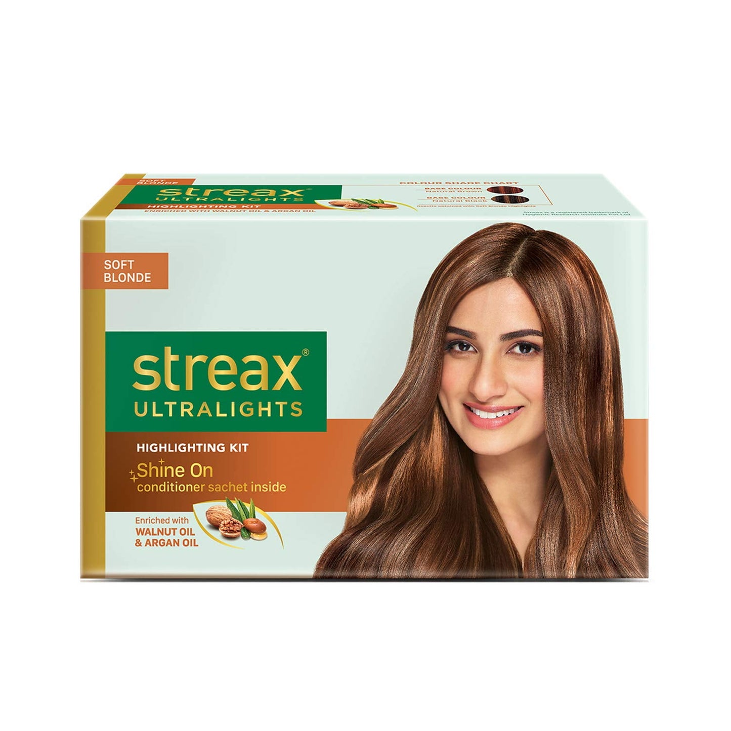 Streax Ultralights Hair Highlighting Kit Enriched with Argan & Walnut Oil - Soft Blonde -