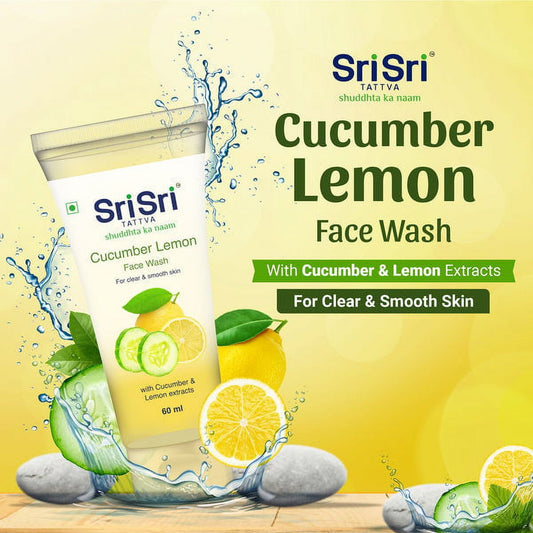 Sri Sri Tattva Cucumber & Lemon FaceWash 60ml