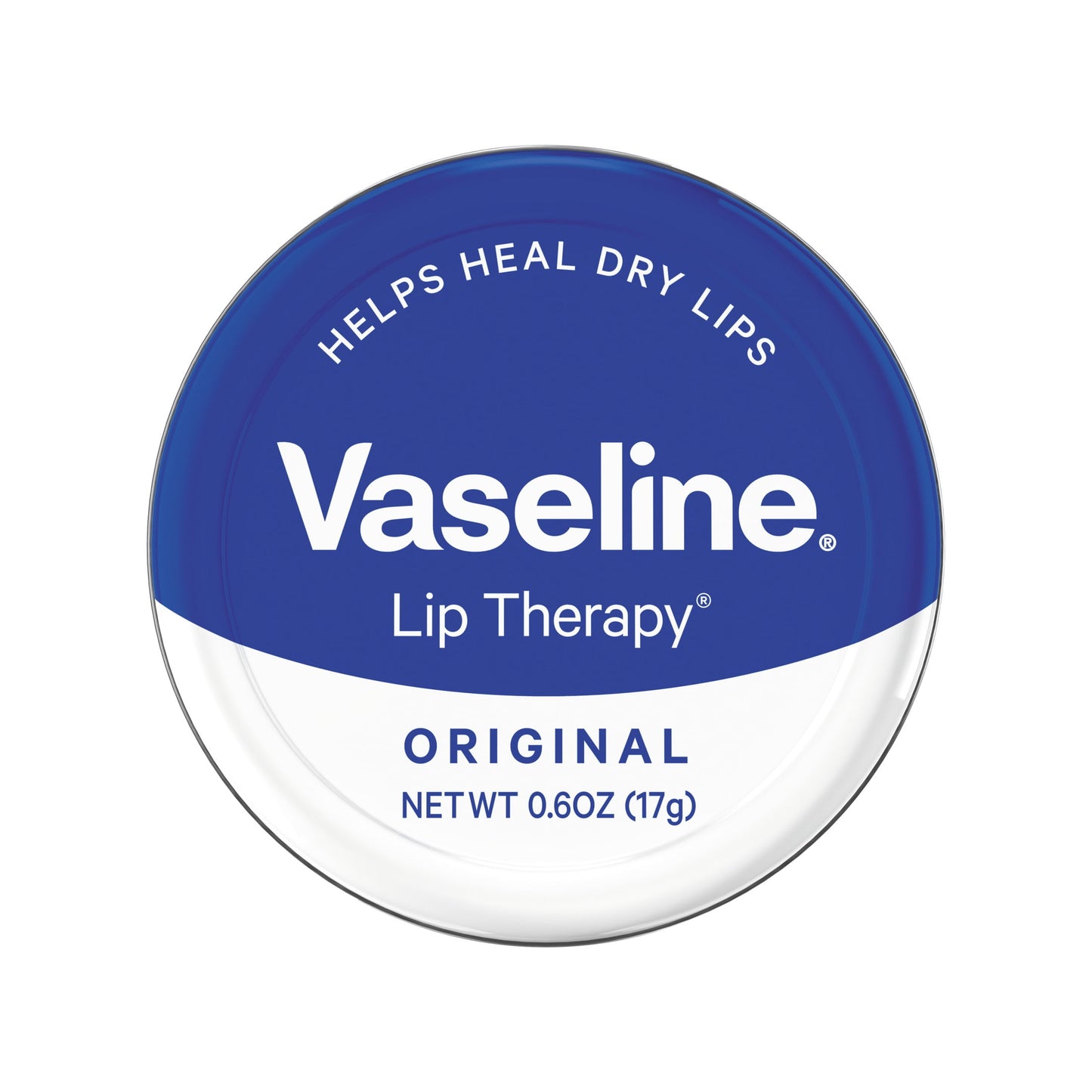 Vaseline Lip Therapy LipBalm Tin Original, 0.6 oz