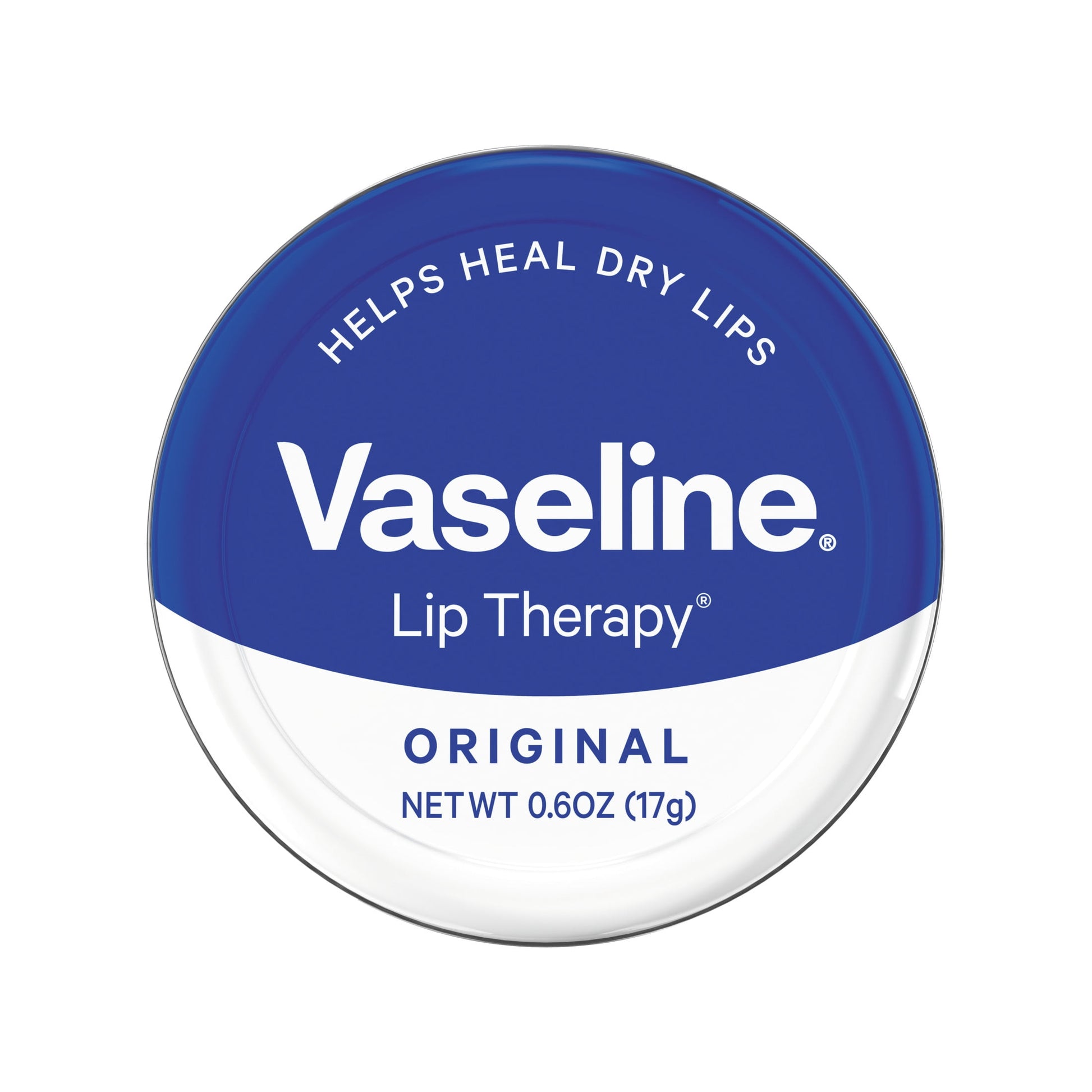 Vaseline Lip Therapy LipBalm Tin Original, 0.6 oz