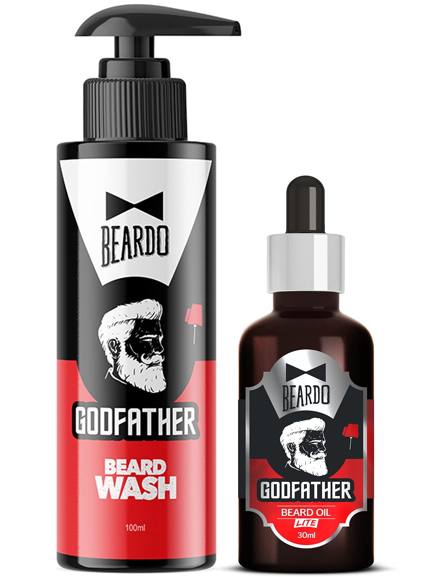 Beardo Ultimate Godfather Combo (Pack of 2) | Godfather Oil 30ml, Godfather Wash 100ml | B