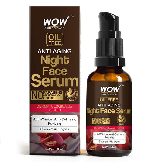 WOW Skin Science Anti Aging Night FaceSerum - 50 ml
