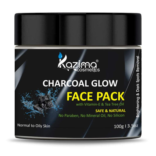 Kazima Charcoal Glow FacePack, 100G