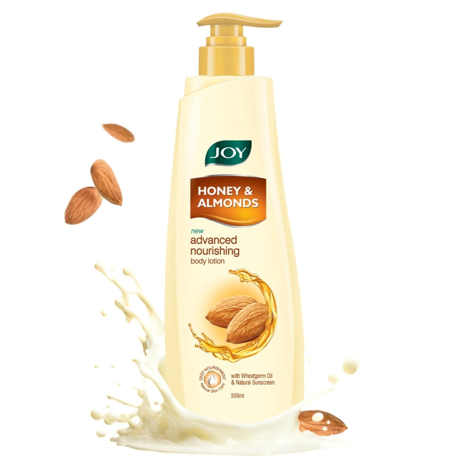 Joy Honey & Almonds Advanced Nourishing BodyLotion, For Normal to Dry skin 500ml