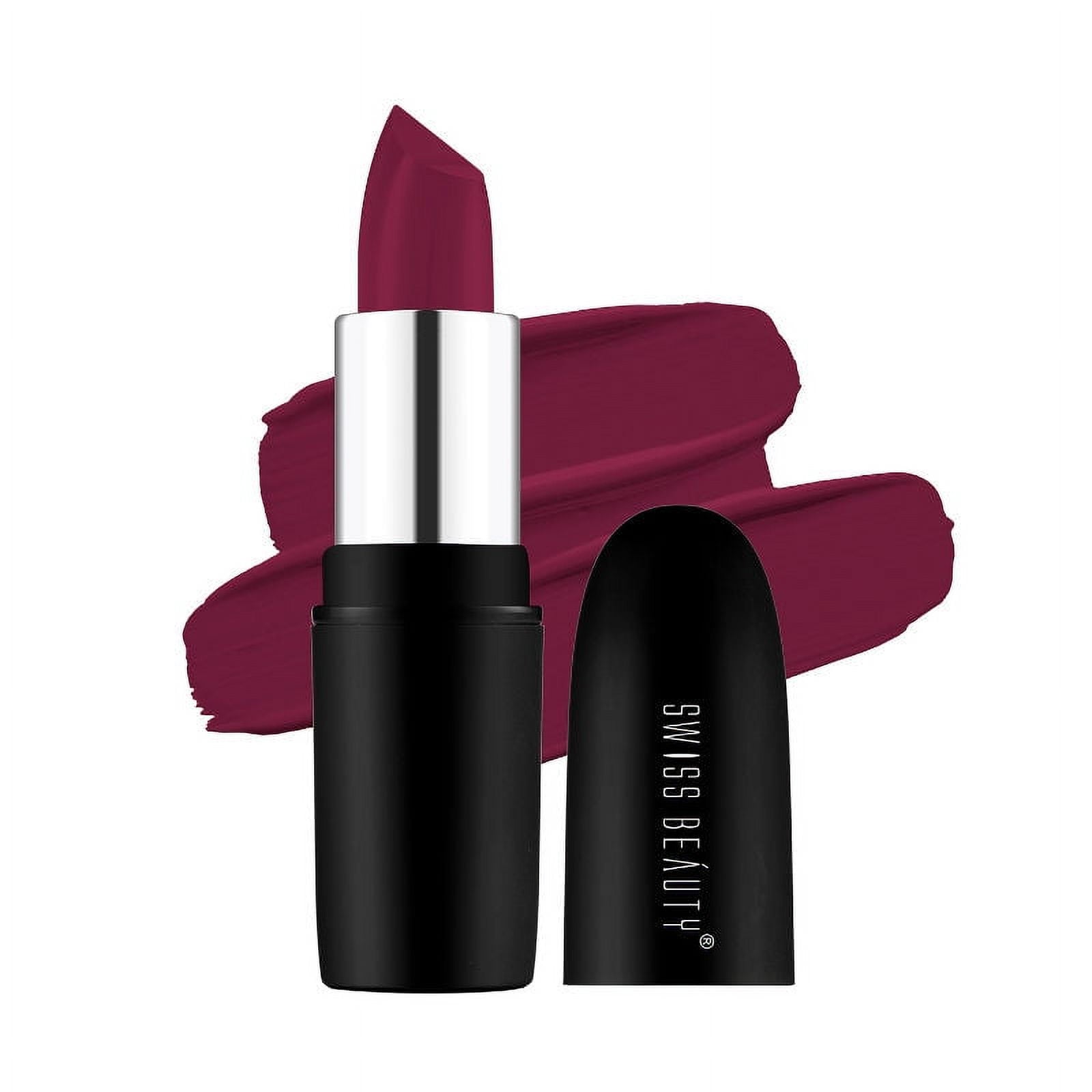 Swiss Beauty Pure Matte Lipstick - 224 Red Wine