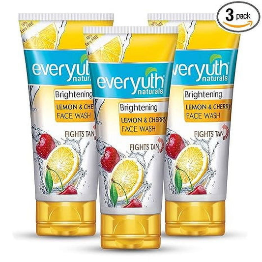 Everyuth Naturals Brightening Lemon & Cherry FaceWash,