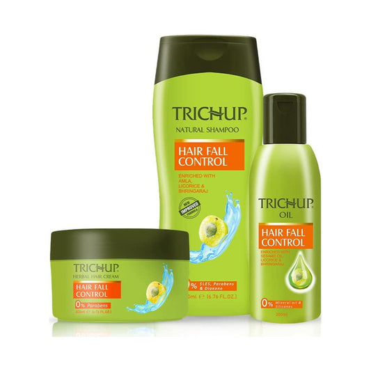 Trichup Anti - Hair Loss Treatment Kit (Hair Fall Control Oil (200ml), Hair Fall Control S