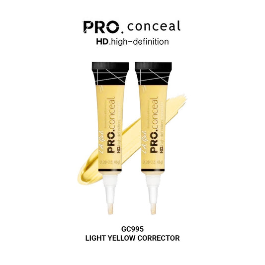 LA Girl Pro Conceal HD Concealer ( Pack Of 2 ) Light Yellow Corrector GC995