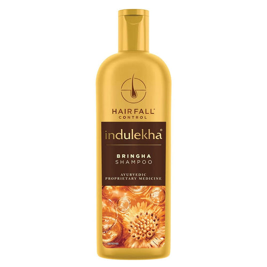 Indulekha Bringha Ayurvedic Shampoo 340 ml, for Hair Fall Control, With Bringharaj Extract