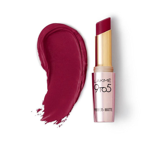 LAKMÃ‰ 9 To 5 Primer + Matte Lip Color Red Velvet, 3.6g