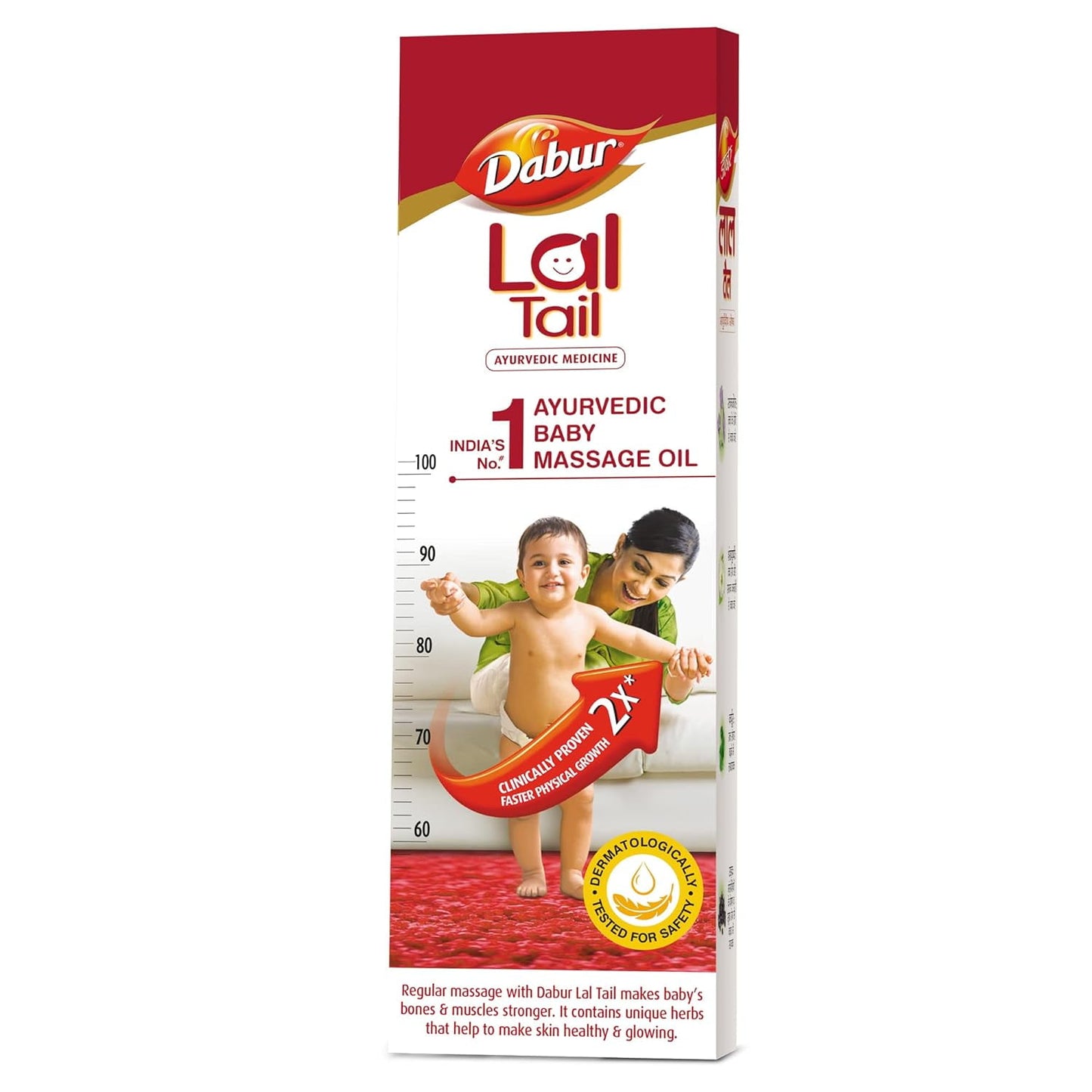 Dabur Lal Tail : Ayurvedic Baby Massage Oil â€“ 500ml|Clinically Tested 2x Faster Physical