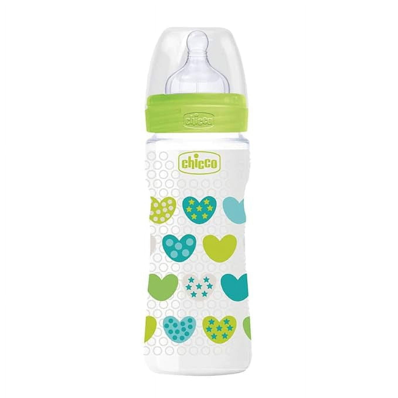 Chicco Wellbeing 250 ml Feeding Bottle, Advanced Anti-Colic System, Soft & Hygienic Silico
