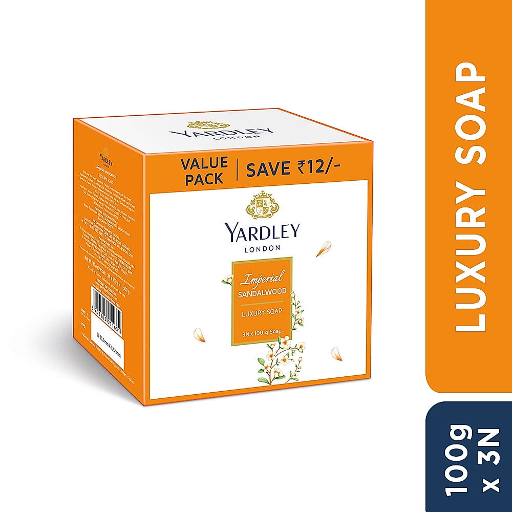 Yardley Sandalwood Luxury Soap (3 X 100Gm)