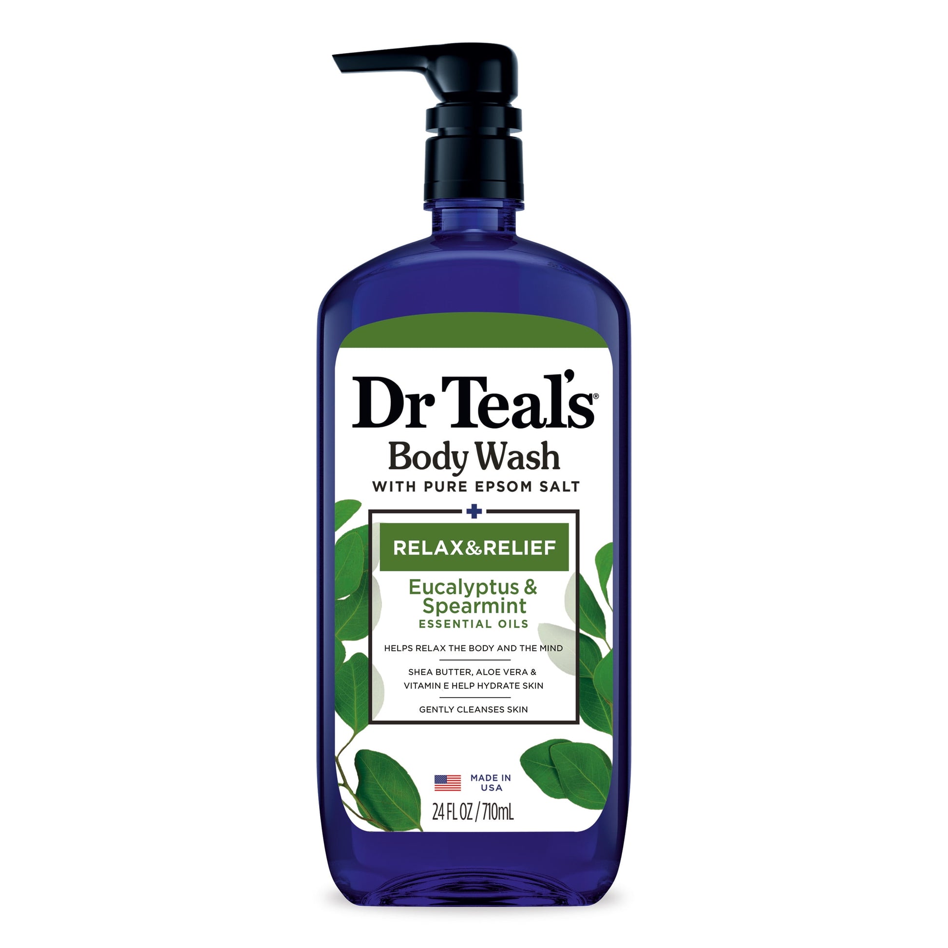 Dr Teal's BodyWash Relax and Relief with Eucalyptus Spearmint, 24 fl oz