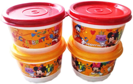 Tupperware Disney Snack Cups, 125ml, Set of 4