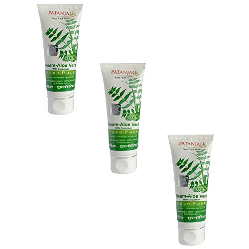 Patanjali Neem Aloevera FacePack 60g pack 3